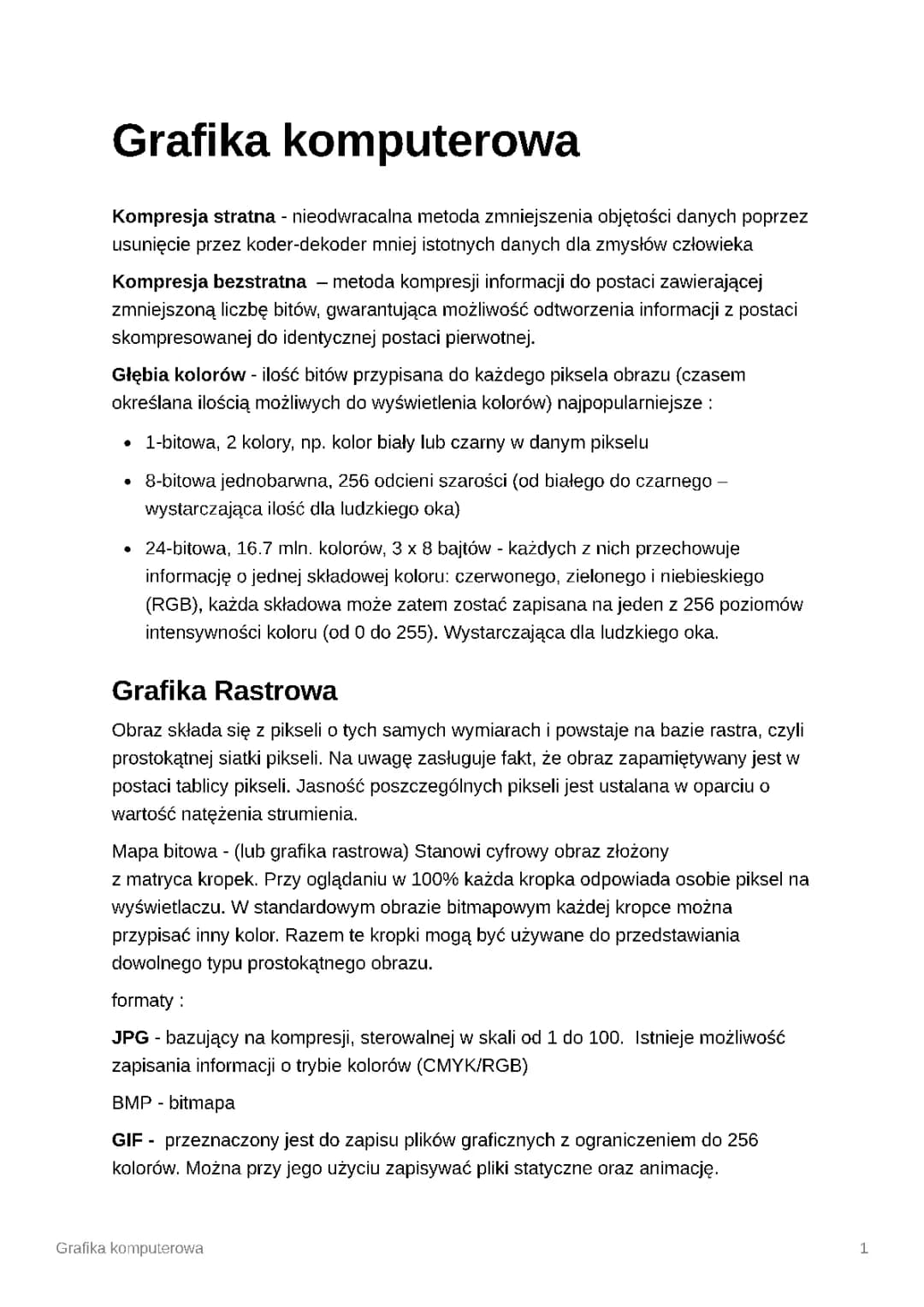 Grafika rastrowa i wektorowa dla dzieci: Zalety, Wady i Kompresja