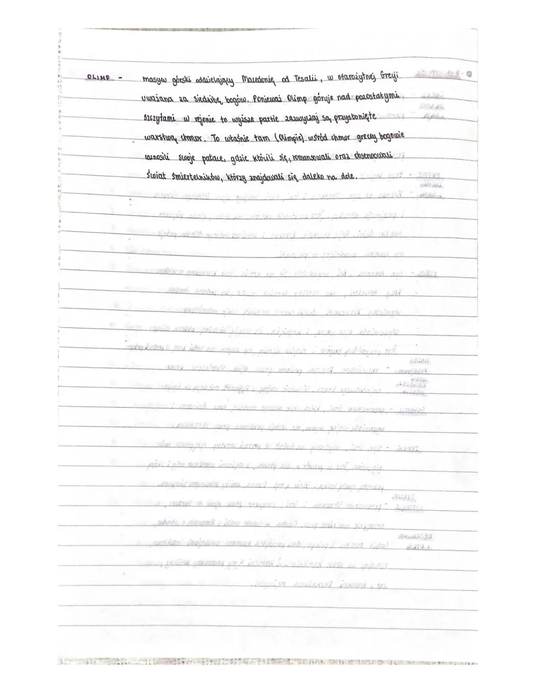 poradzing
□ Interpretacja
H mitologicanym opisie początku świata rzeczywistość wyłania się 2
• Chaosu, jej powstanie jest więc przypadkowe i