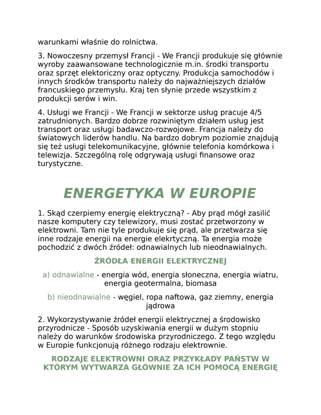 ROLNICTWO DANII I WĘGIER
1. Co to gospodarka? - Są to działania, które polegają na
wytwarzaniu produktów (np. żywności, maszyny), a także na