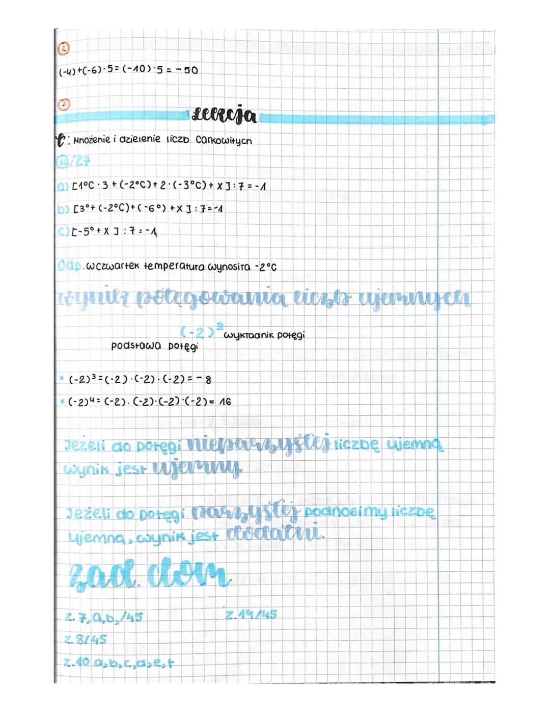 Mnożenie idzielenie liczD Carkowitycn
ster.20
z 110,14,12
3+(-4)+(-2)=-1+ (-2)= -3°
13+ (-4)+(-2)=1-11+(-2) 11+-2=-1
13+ (-4)+(-2)1=-1-31= 3