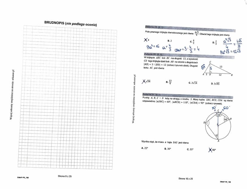 Więcej arkuszy znajdziesz na stronie: arkusze.pl
CENTRALNA
KOMISJA
EGZAMINACYJNA
KOD
WYPEŁNIA ZDAJĄCY
Uklad graficzny
ⒸCKE 2021 A
PESEL
DATA
