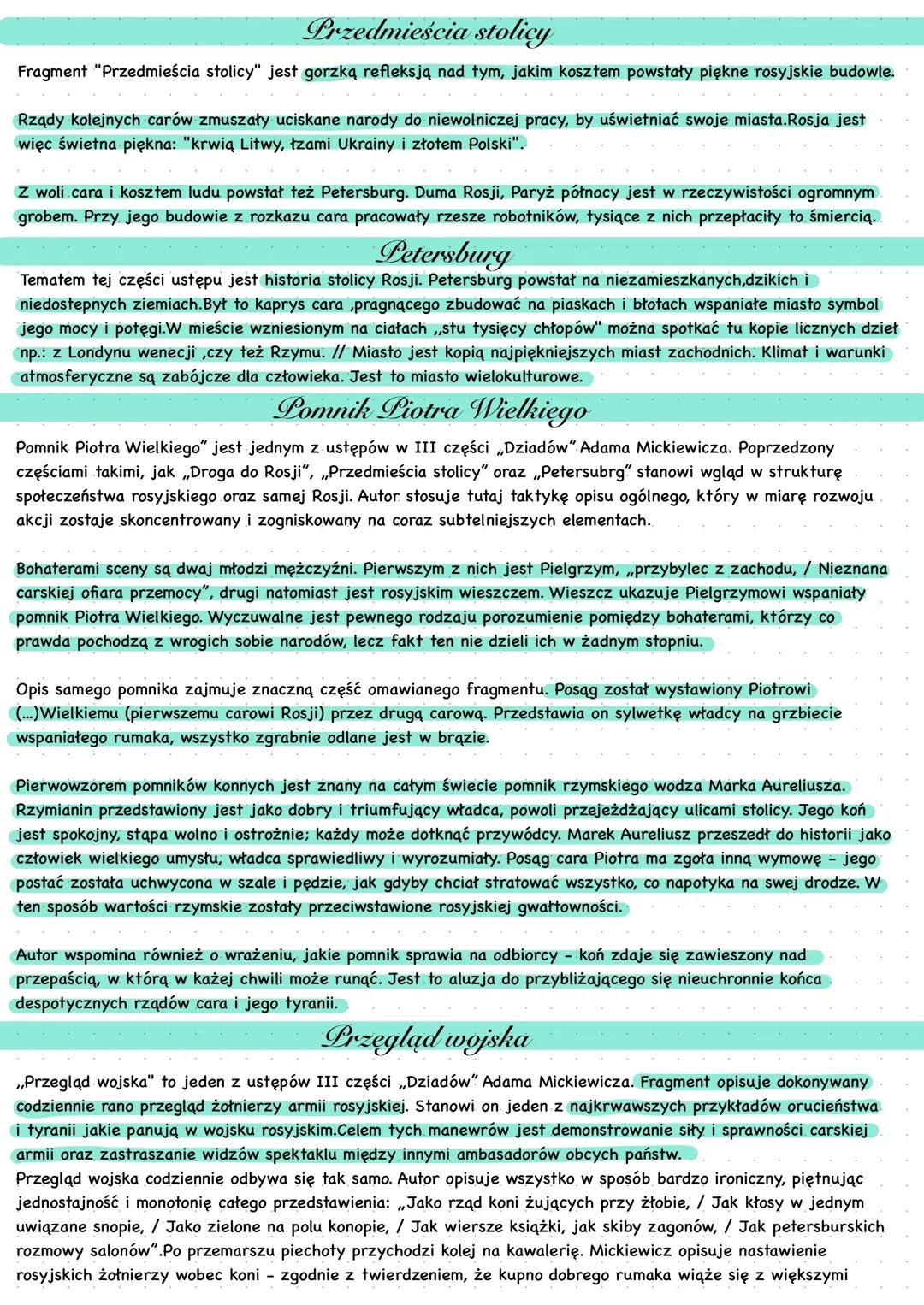 Dziady cz 3 - Sen Senatora, Streszczenie, Wątki i Mesjanizm!