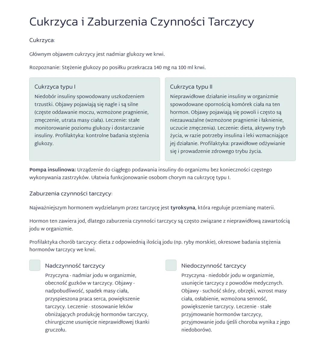 Lekcja 2: Zaburzenia Funkcjonowania Układu
Hormonalnego
Równowaga hormonalna - stan, gdy we krwi jest odpowiednia ilość hormonów zapewniając