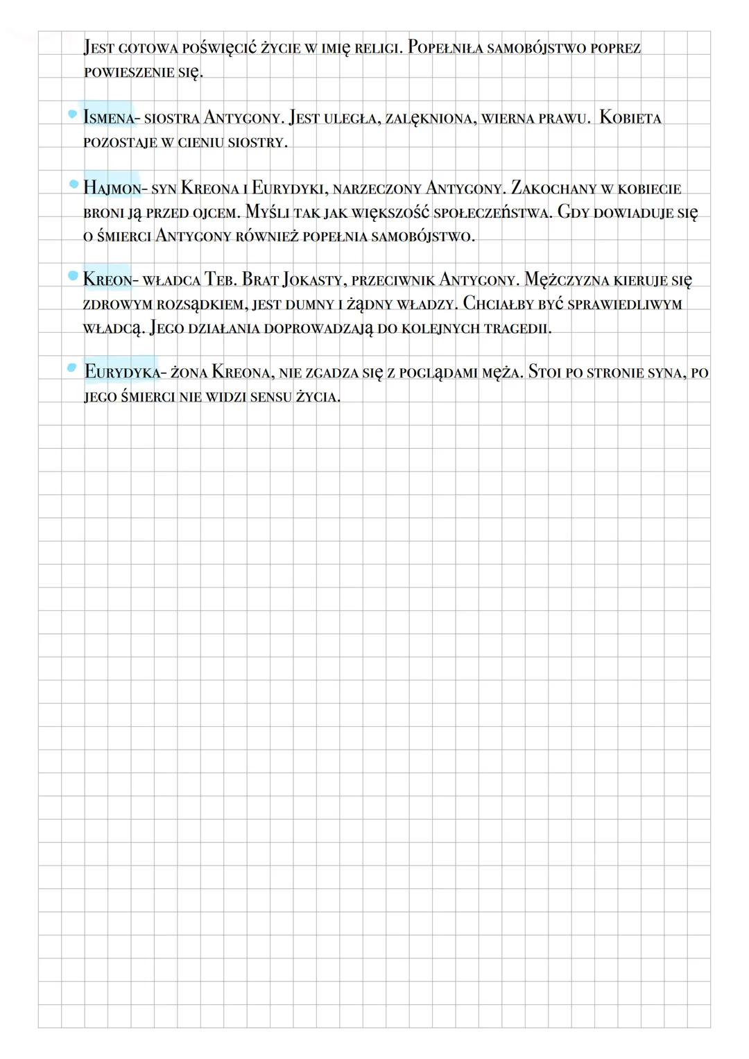 # ANTYGONA
SOFOKLES

1.MOTYWY:
*   MIŁOŚCI
*   WŁADZY
*   CIERPIENIA
*   SAMOBÓJSTWA

2. GENEZA UTWORU

ANTYGONA POWSTAŁA W LATACH 420-422. 