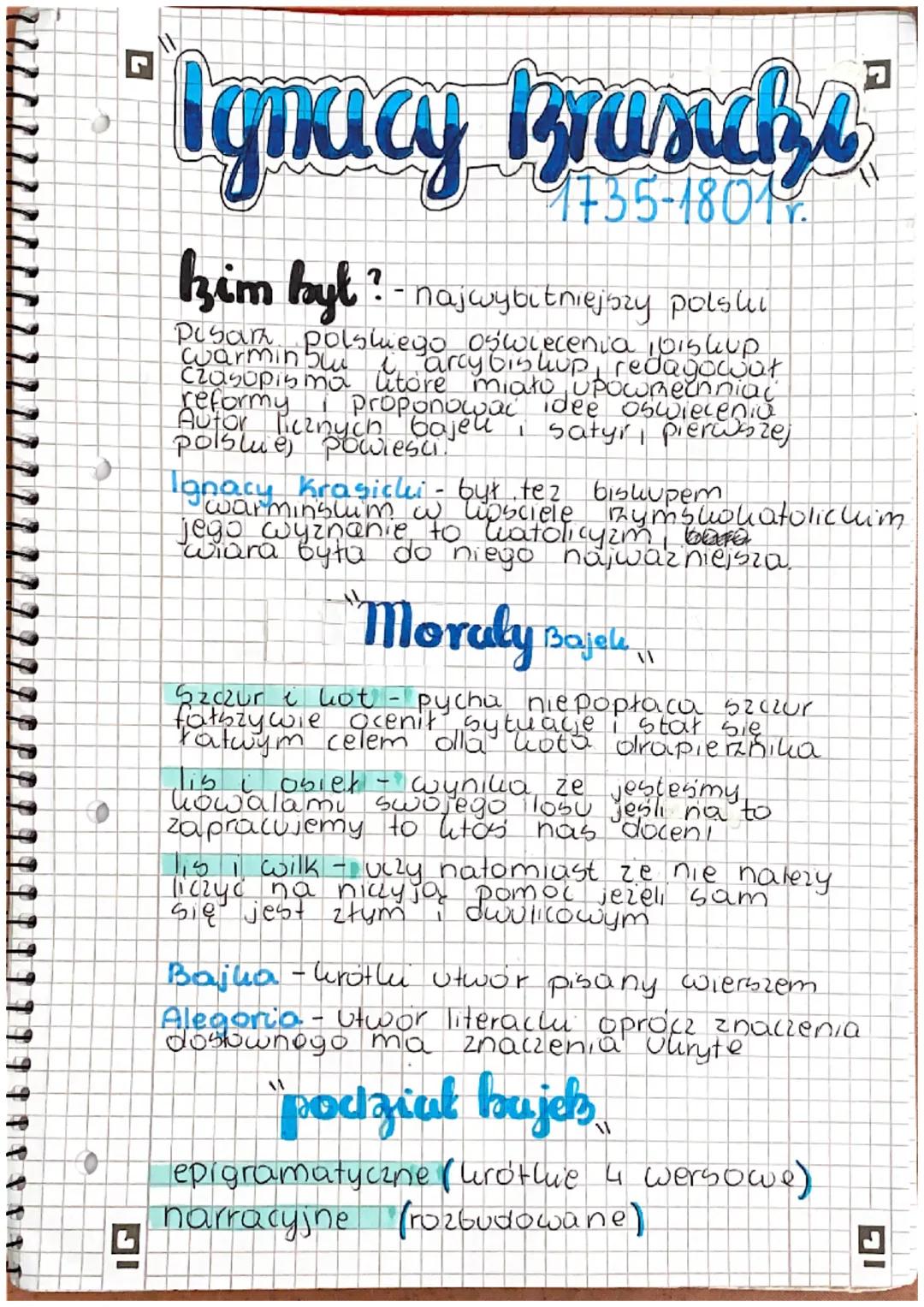 # Ignacy Bracke
1735-1801

kim był? - najwybitniejszy polski

Pisarz polsluego oświecenia ibiskup
czasopisma utore miało upowmernnial
reform