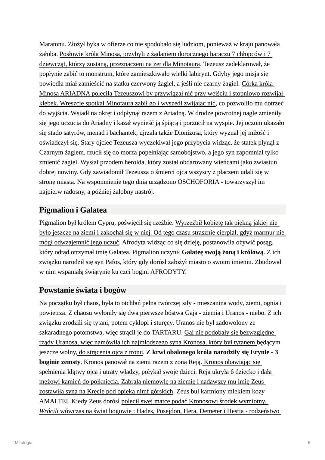 Mitologia
Mitologia
Mit
Opowieść o bogach, herosach, bohaterach i nadnaturalnych wydarzeniach. Porusza tematykę
powstania świata, bytu, życi