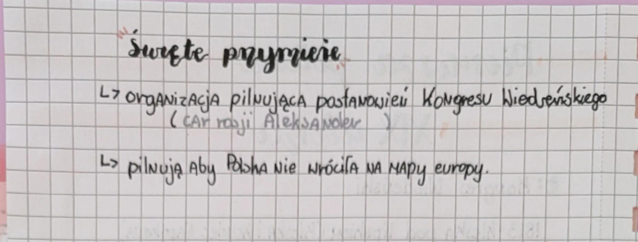 # Pierusza połowa

# XIX wieku

Kongres Wiedeński

1813-klęska pod lipshiem (KlĘSKA I KONIEC NAPOKONA)

Wrzesień 1814 - pozątek Kongresu Wie