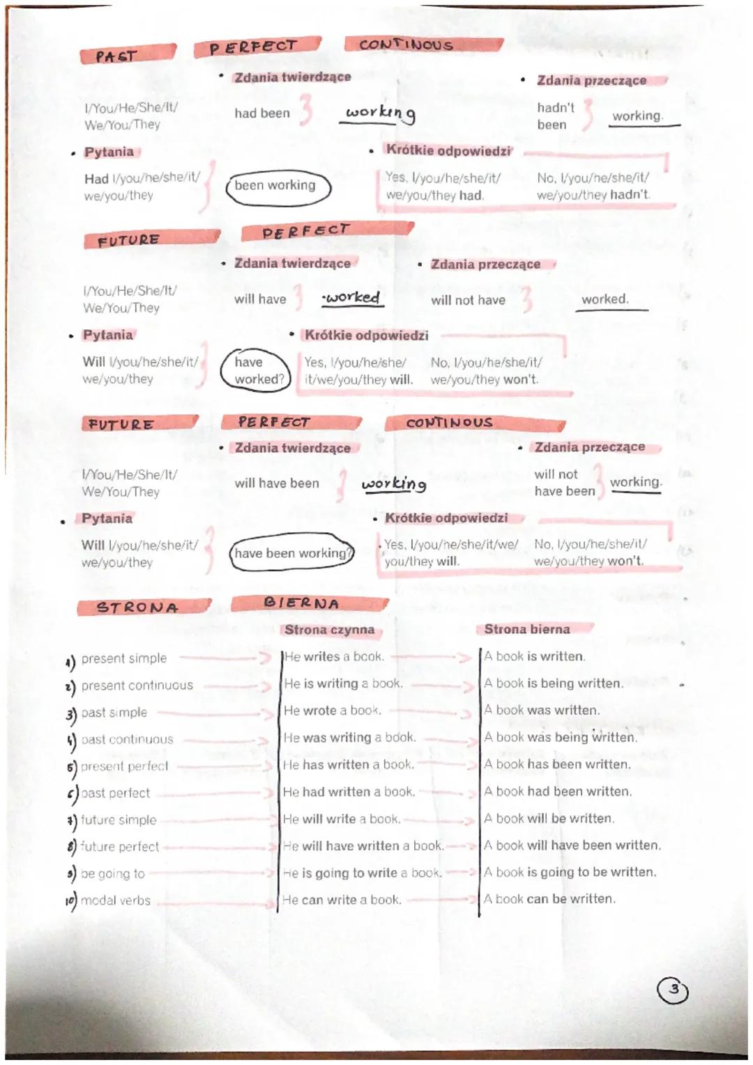 CZASY,

PRESENT

GIMPLE

I/You
He/She/It
We/You/They

• Pytania
Do l/you work?
Does he/she/it work?
Do we/you/they work?

PRESENT

1
You
He/
