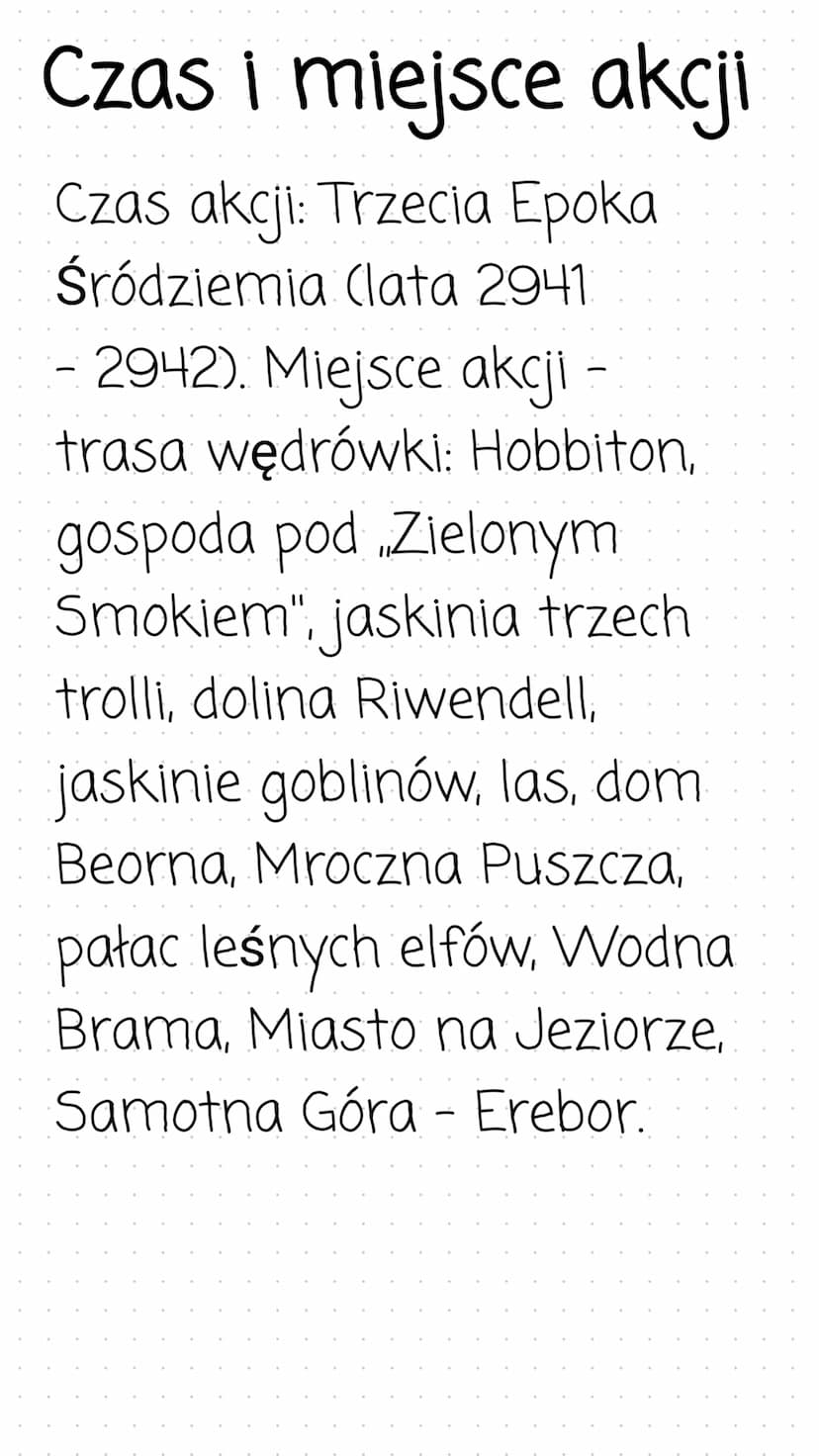 Hobbit
streszczenie
Hobbit Bilbo niespodziewanie dla samego.
siebie wyrusza w podróż po skarb jako
włamywacz, czyli ktoś odpowiedzialny za
z