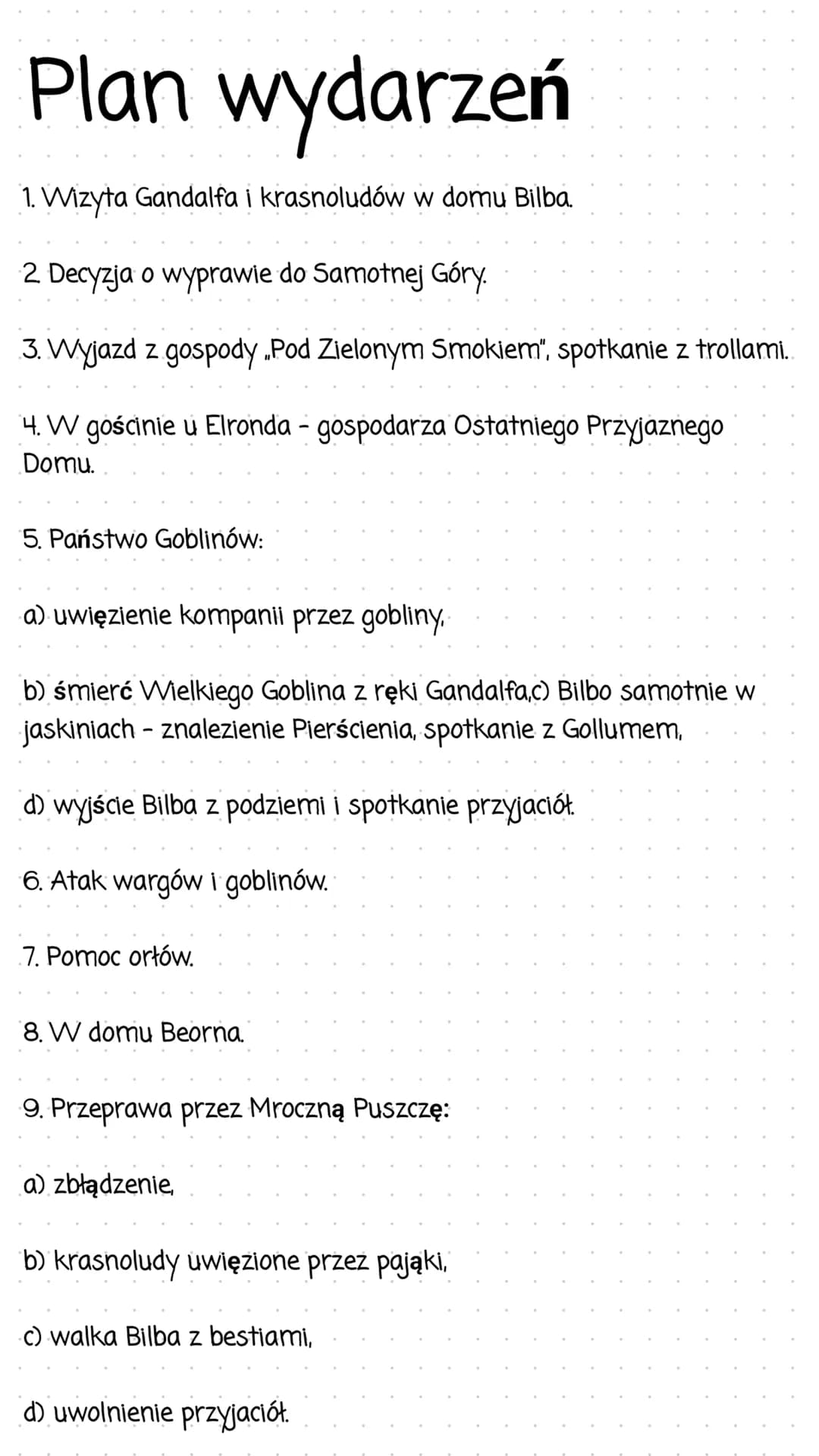 Hobbit
streszczenie
Hobbit Bilbo niespodziewanie dla samego.
siebie wyrusza w podróż po skarb jako
włamywacz, czyli ktoś odpowiedzialny za
z