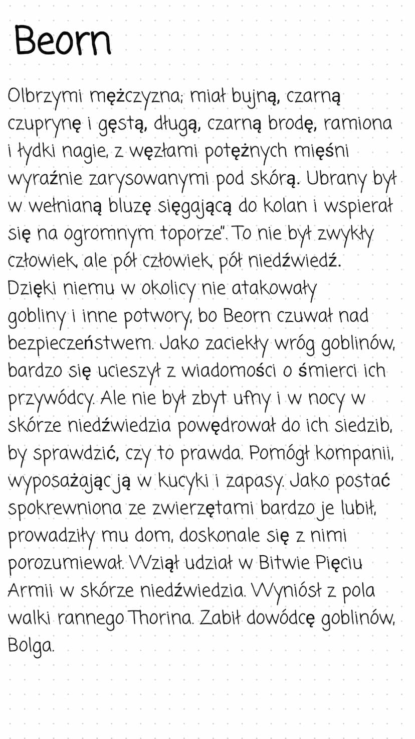 Hobbit
streszczenie
Hobbit Bilbo niespodziewanie dla samego.
siebie wyrusza w podróż po skarb jako
włamywacz, czyli ktoś odpowiedzialny za
z