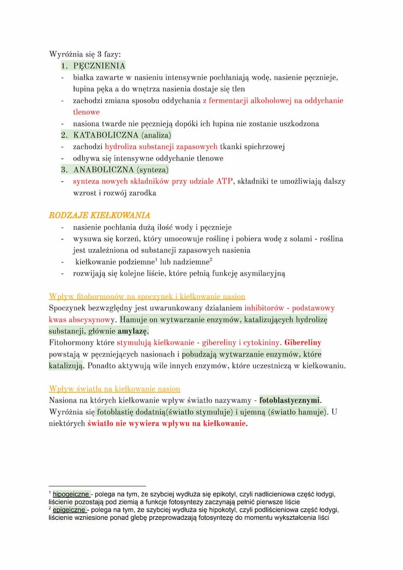 WZROST I ROZWÓJ ROŚLINY ORAZ KIEŁKOWANIE NASION
WZROST
proces polegający na nieodwracalnym zwiększaniu się jej rozmiarów
podstawa są intensy