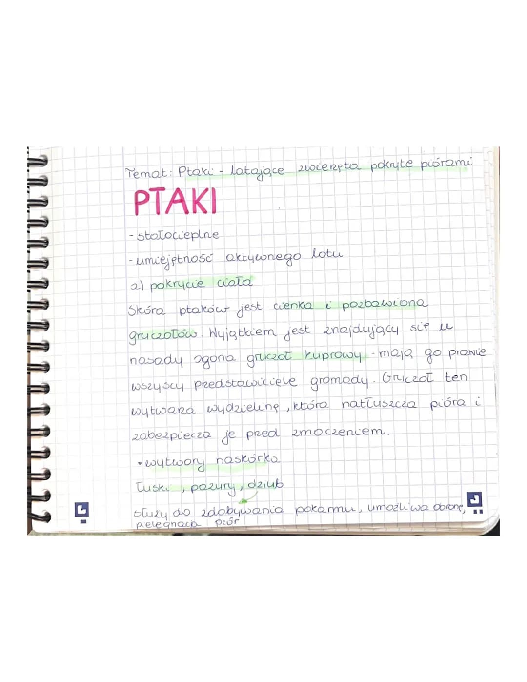1 1 1 1 1 1 1 1 1 1 1 1 1 1 1 1 1
Temat: Ptaki - latające zwierpto pokryte piórami
PTAKI
- stołocieplne
-umiejętność aktywnego lotu
2) pokry