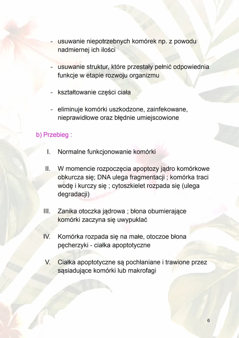 Cykl komórkowy i apoptoza
1.Cykl komórkowy - ogół procesów rozwoju
komórek; wzrost i jego podział.
2.Fazy cyklu komórkowego :
a) interfaza -