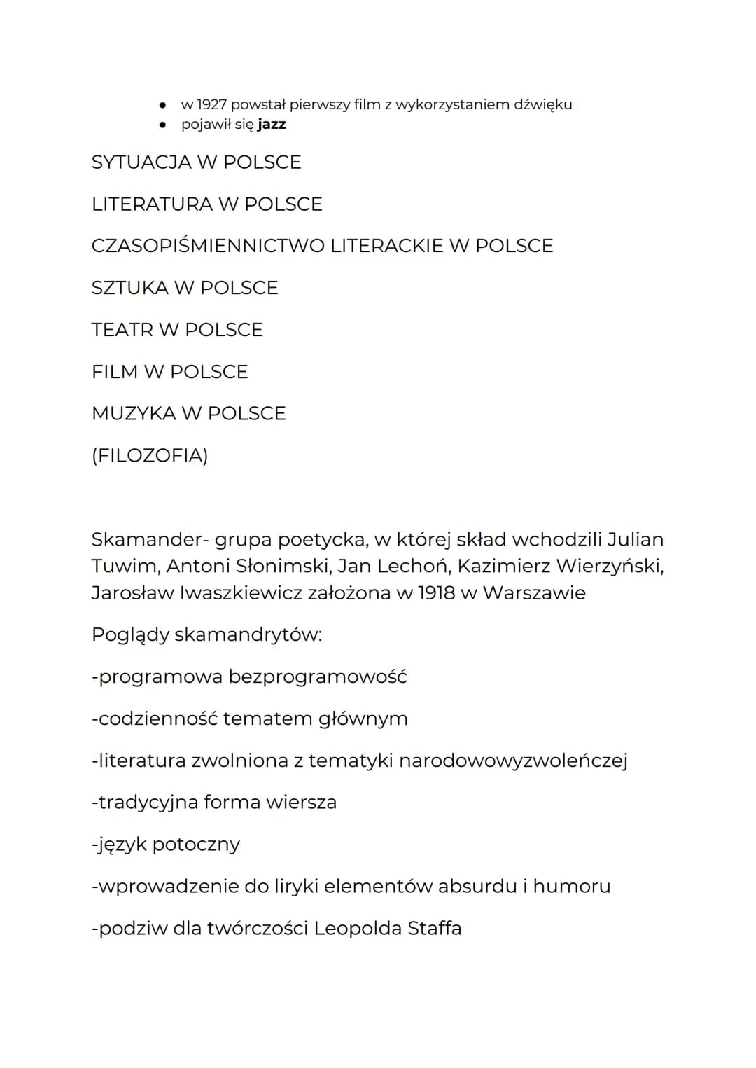 DWUDZIESTOLECIE
MIĘDZYWOJENNE
NAZWA EPOKI
Nazwa epoki jest ściśle związana z okresem istnienia II Rzeczypospolitej: od 11
listopada 1918 (od