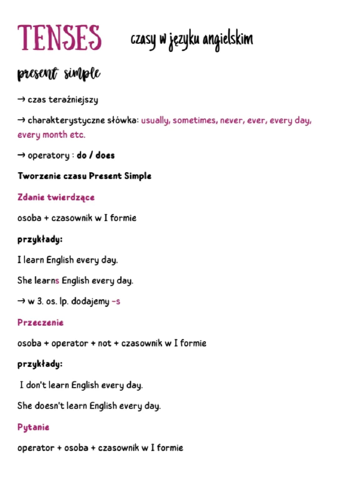 Tenses 
