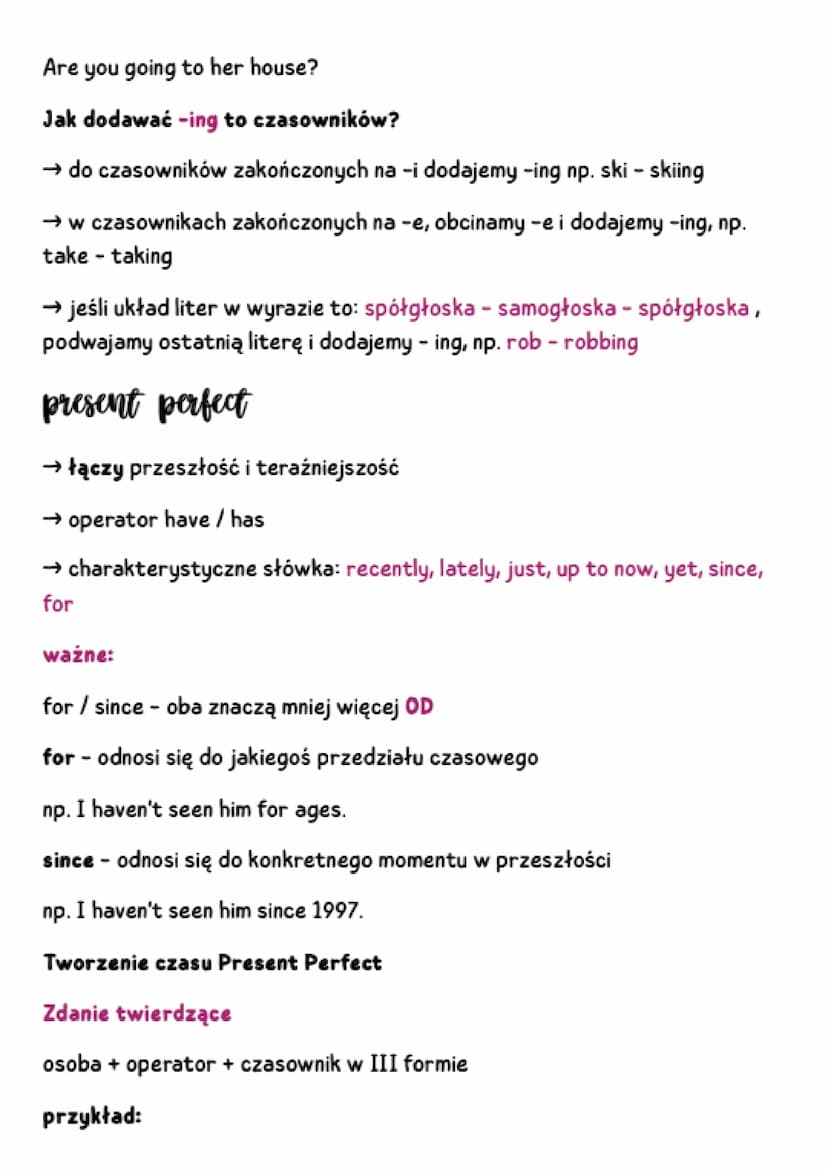 TENSES czasy w języku angielskim
present simple
→ czas teraźniejszy
→ charakterystyczne słówka: usually, sometimes, never, ever, every day,

