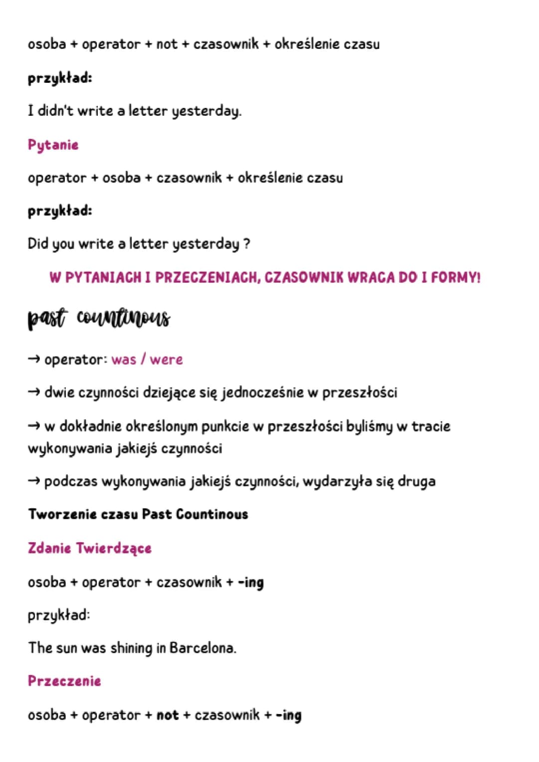 TENSES czasy w języku angielskim
present simple
→ czas teraźniejszy
→ charakterystyczne słówka: usually, sometimes, never, ever, every day,

