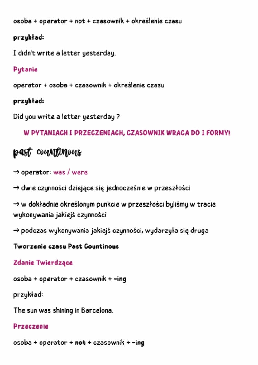 TENSES czasy w języku angielskim
present simple
→ czas teraźniejszy
→ charakterystyczne słówka: usually, sometimes, never, ever, every day,
