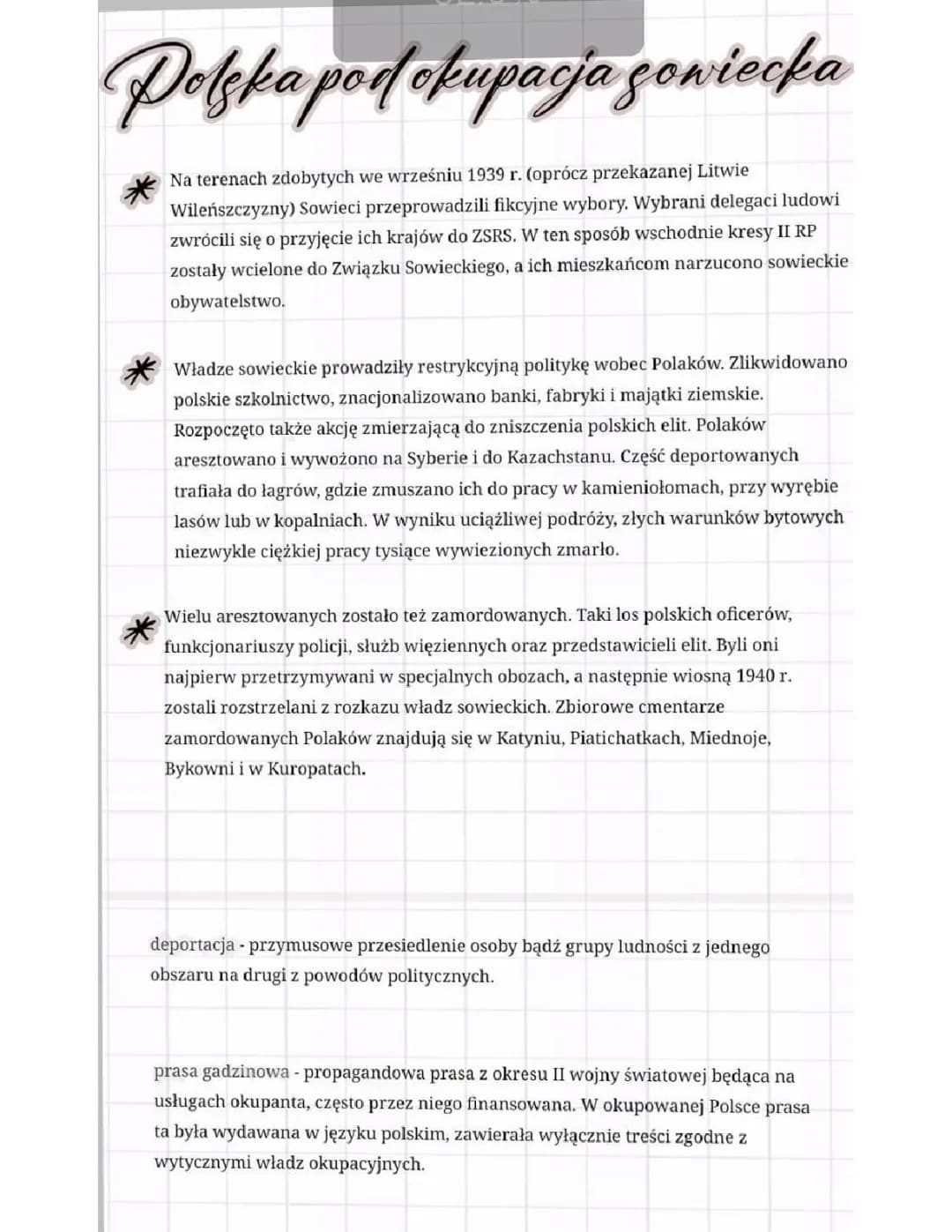 Polska pod okupacją sowiecką