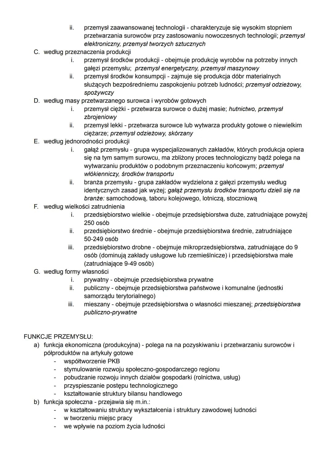 Temat: Zmieniająca się rola przemysłu we współczesnym świecie.
Czym zajmuje się przemysł
> W ramach PRZEMYSŁU wytwarza się produkty w sposób