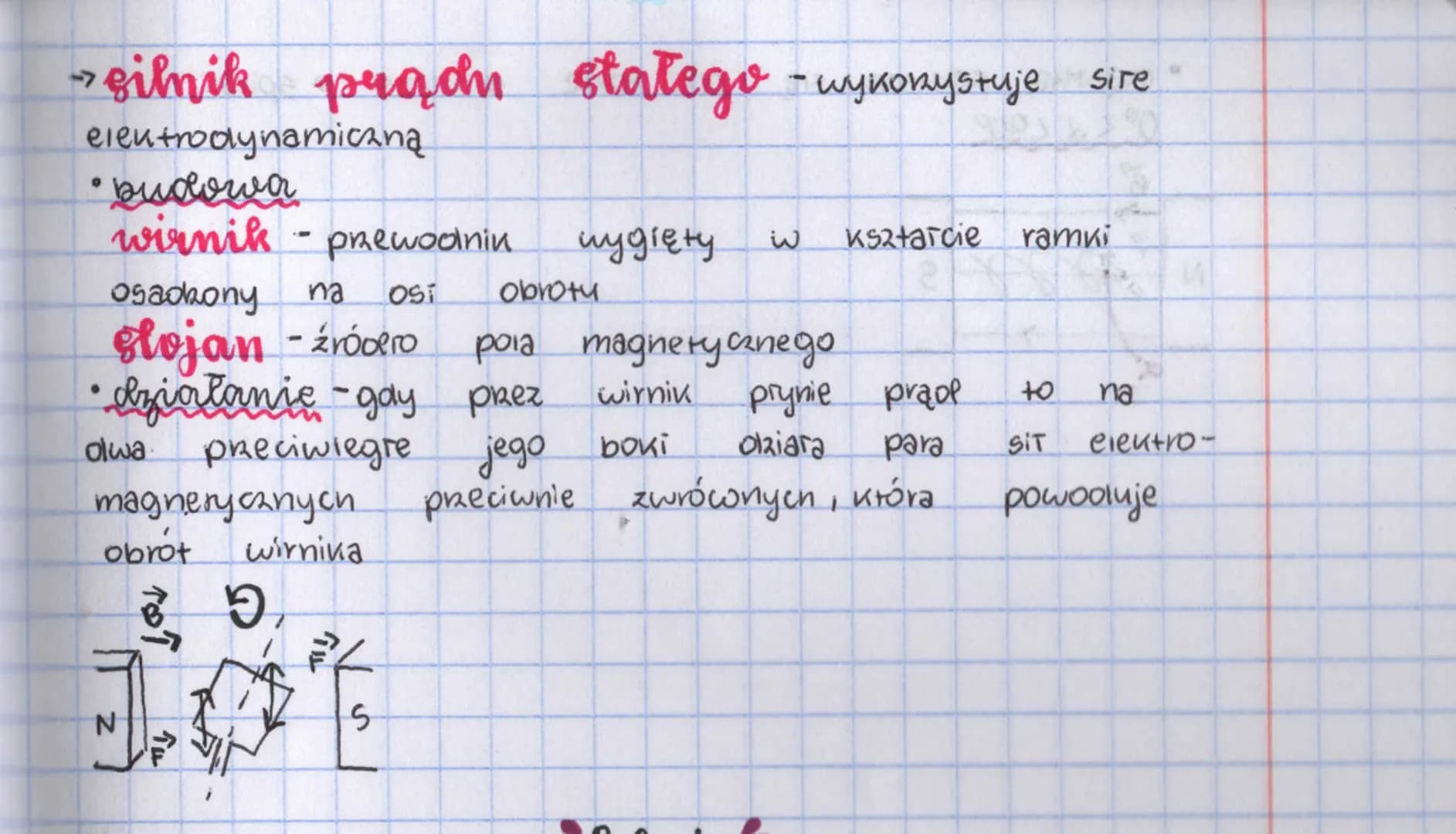 lekcja conducere
lemat: przewodzemdem w polu magnetycznyn.
→gita elektwdynamiczna -siTa olziarająca
przewodnik
Jest
prablem umieszczony
ona 