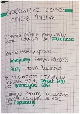 Know Środowisko przyrodnicze Ameryki  thumbnail