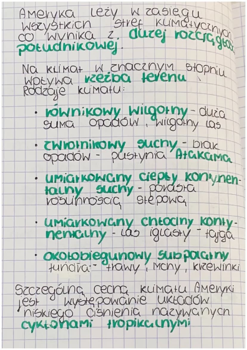 Środowisko przyro-
dnicze Ameryki
W Ameryce growne formy rzeźby
terenu ukeadają się potudnikowo
Potezne systemy górskie
kordycery - Ameryka 