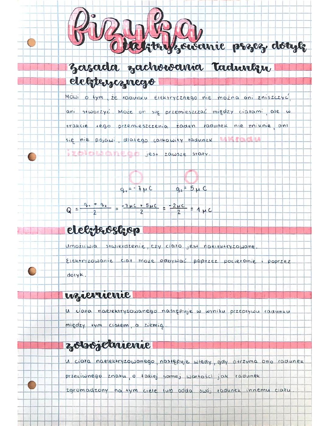 Elektryzowanie przez dotyk