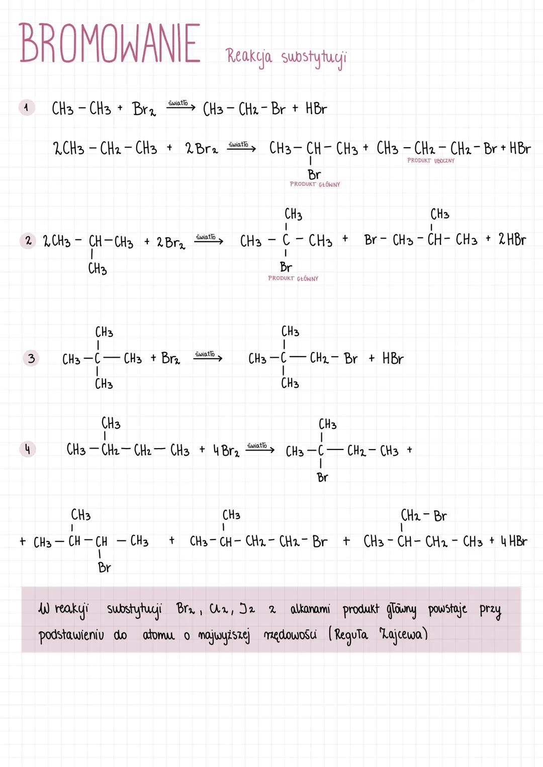 # ALKANY # ALKANY WĘGLOWODORY NASYCONE

$C_nH_{2n+2}$

1. Metan C Hy CH4

2. Etan $C_2H_6$ CH3-CH3

3. Propan $C_3H_8$ CH3-CH2-CH3

4. Butan