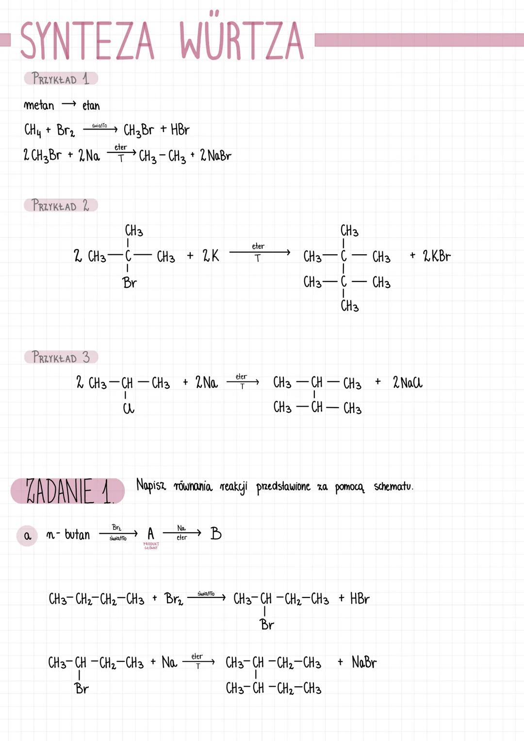 # ALKANY # ALKANY WĘGLOWODORY NASYCONE

$C_nH_{2n+2}$

1. Metan C Hy CH4

2. Etan $C_2H_6$ CH3-CH3

3. Propan $C_3H_8$ CH3-CH2-CH3

4. Butan