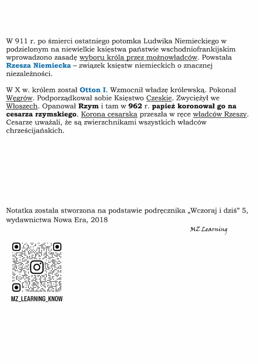 MZ_LEARNING KNOW
Nowe państwa w Europie
Klasa 5, Wczoraj i dziś, Nowa Era
Frankowie germański lud barbarzyński, który zasiedlił Galię na
prz