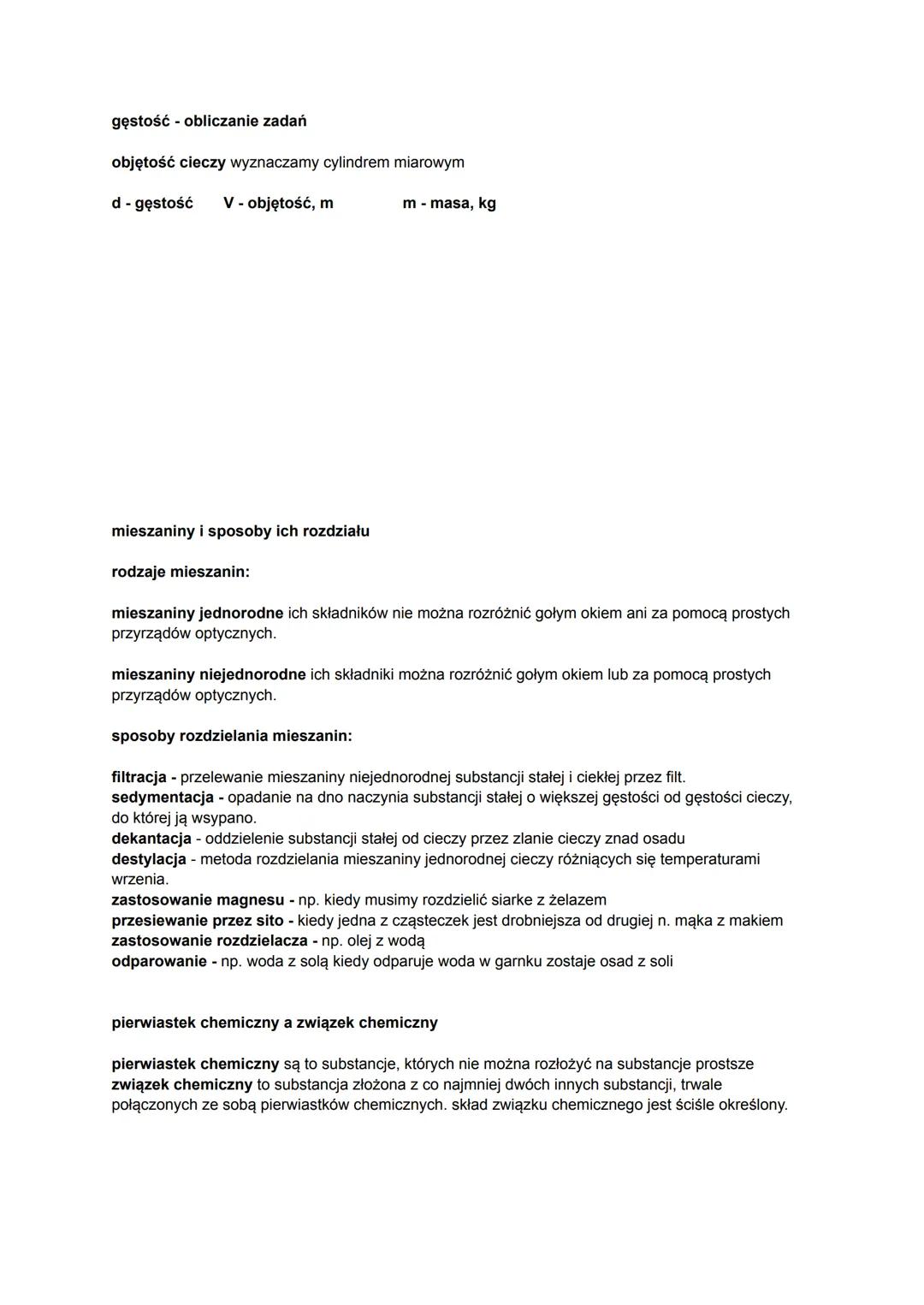 substancje i ich przemiany-ciało fizyczne a substancja chemiczna
substancja to rodzaj materii o określonych właściwościach (np. cukier)
ciał