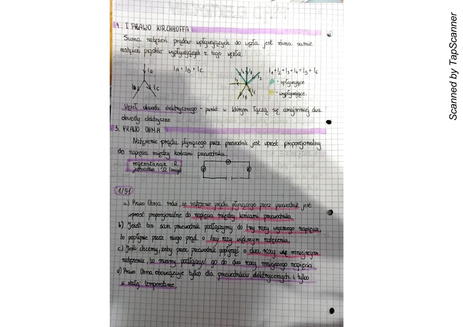PRAD ELEKTRYCZNY
1. WZORY
Napięcie:
U = €
Jednostka: V-volt 1V = 1²/²
R. potencjałów: U = V₁ - V₂2
Prawo Ohma: () : const
Moc: P=U. I
Energi