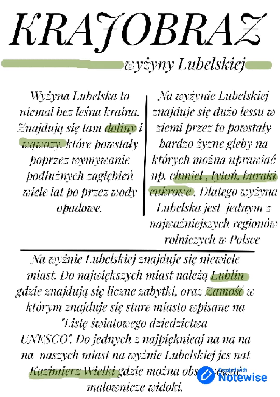 Wyżyna Lubelska 