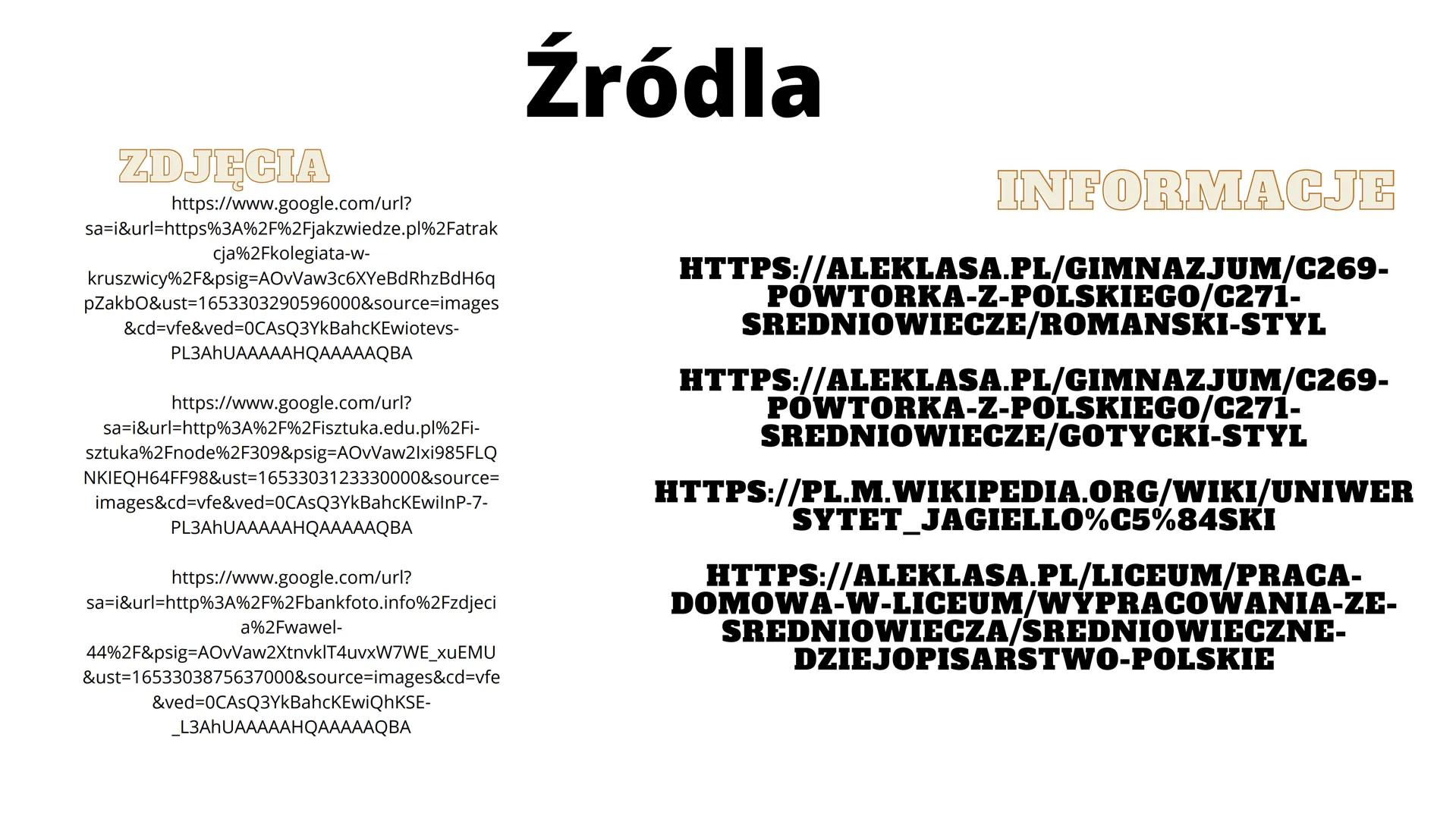 # KULTURA POLSKI
# ŚREDNIOWIECZNEJ DWA STYLE

styl romański

CECHY
-masywność, prostota form,
- grube mury, małe wąskie okna,
- wieże i przy