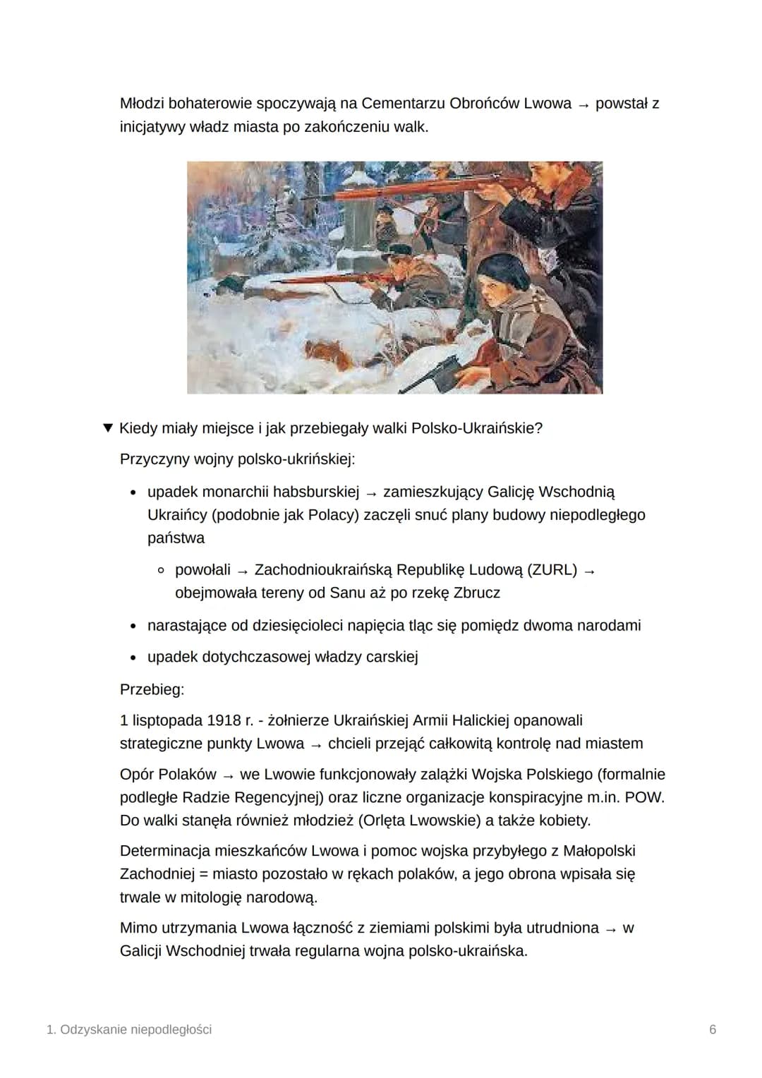 1. Odzyskanie niepodległości
▼ Jak wyglądała sytuacja międzynarodowa w drugiej połowie 1918?
Sytuacja militarna i polityczna w Europie coraz