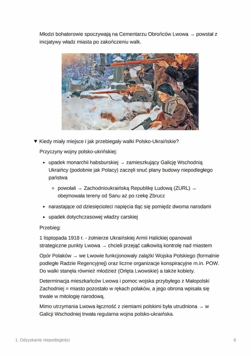 1. Odzyskanie niepodległości
▼ Jak wyglądała sytuacja międzynarodowa w drugiej połowie 1918?
Sytuacja militarna i polityczna w Europie coraz