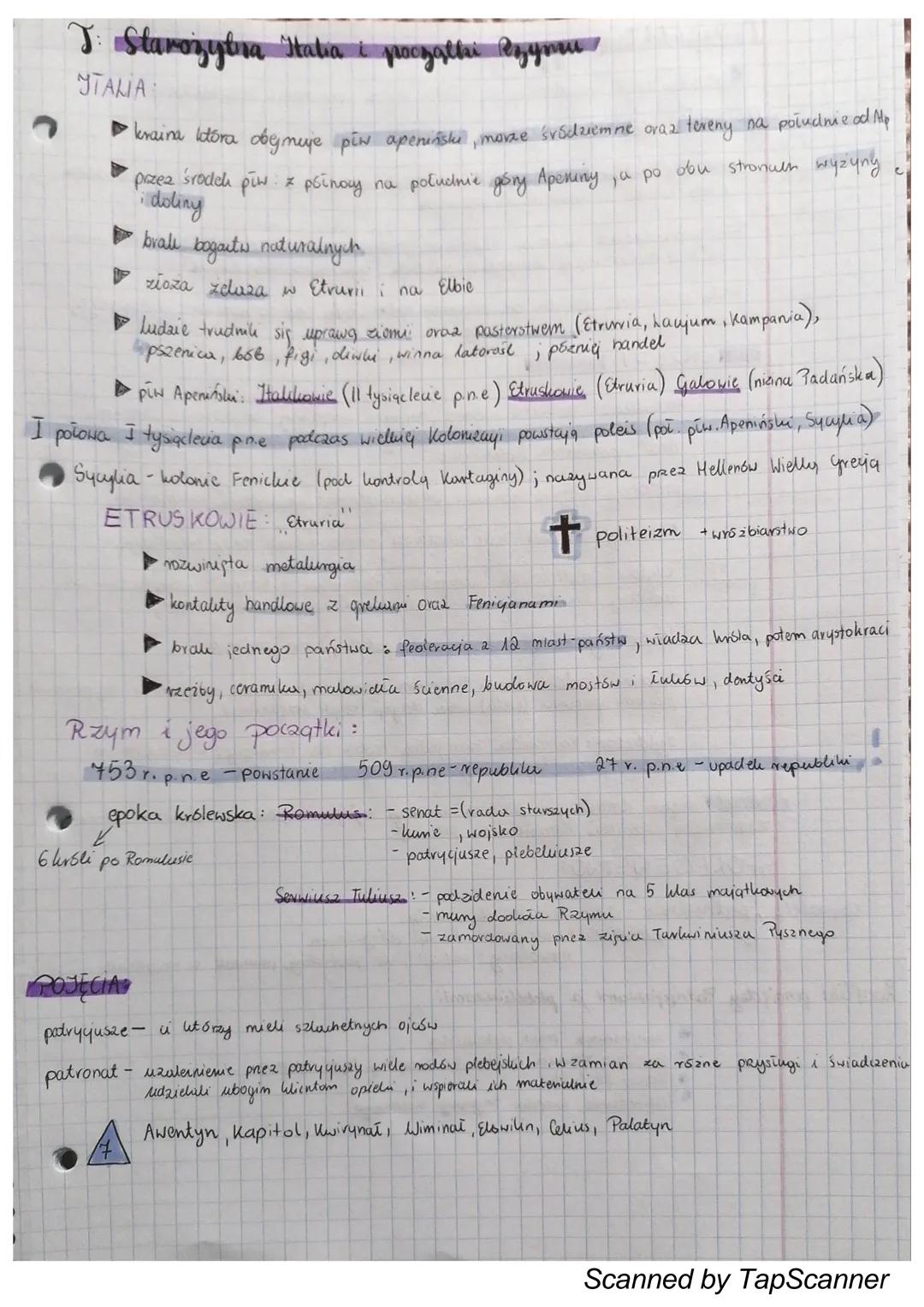 J: Starozytra Itatia proczathi Rzynou
ITALIA:
▶kraina litora obymuje piN apeririske, monze śródziemme oraz teveny na południe od Alp
przez ś