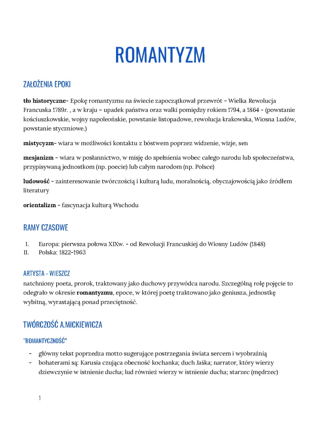 ROMANTYZM 