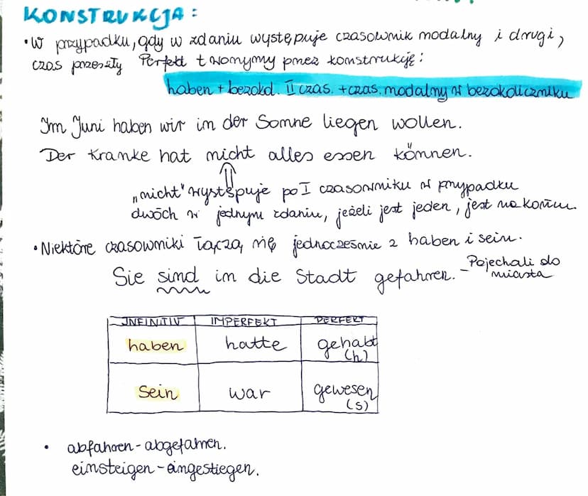 
<p>Czas przeszły Perfekt jest generalnie używany do opisywania czynności zakończonych, których skutki widać w teraźniejszości. Jest także u
