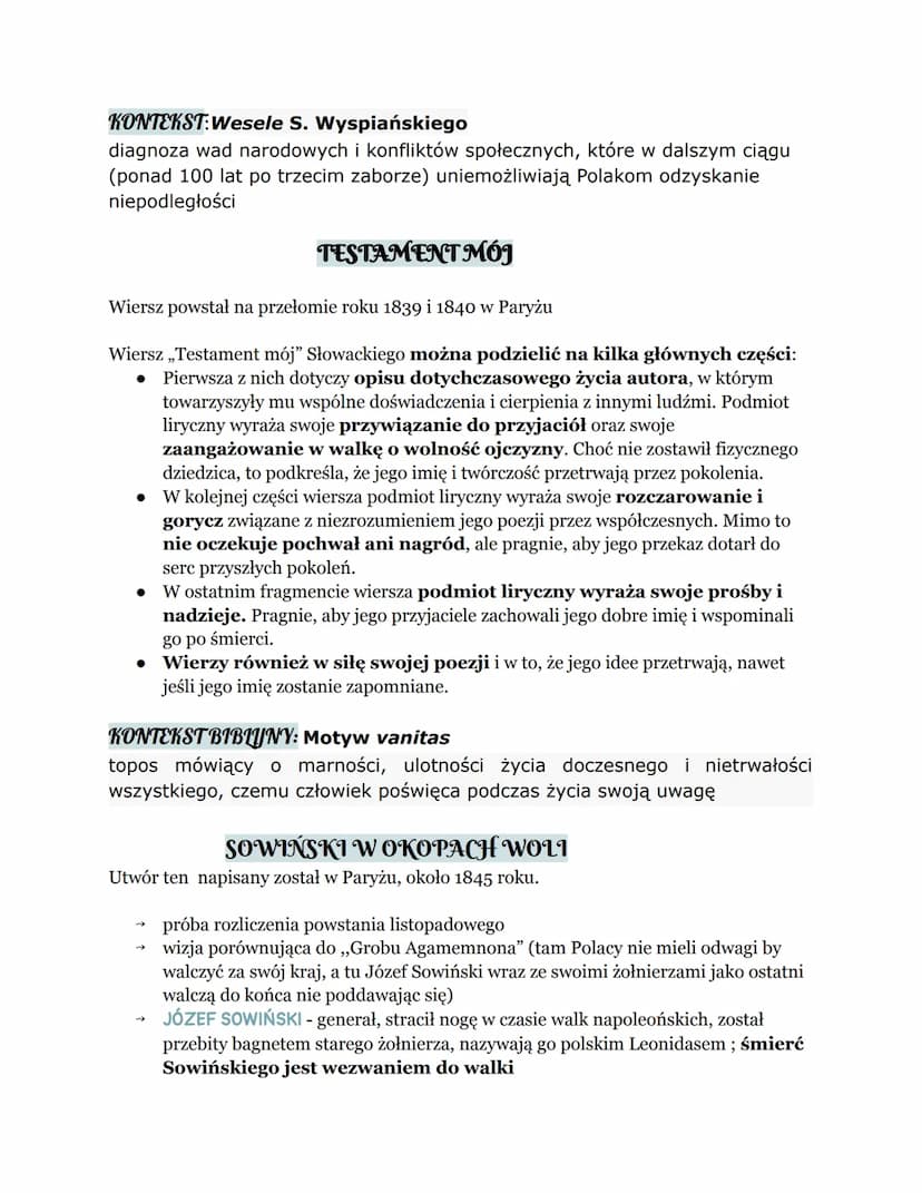 BIOGRAFIA JULIUSZA SŁOWACKIEGO
Juliusz Słowacki przyszedł na świat 4 września 1809 r. w Krzemieńcu, na Wołyniu.
Jego ojciec, Euzebiusz, był 