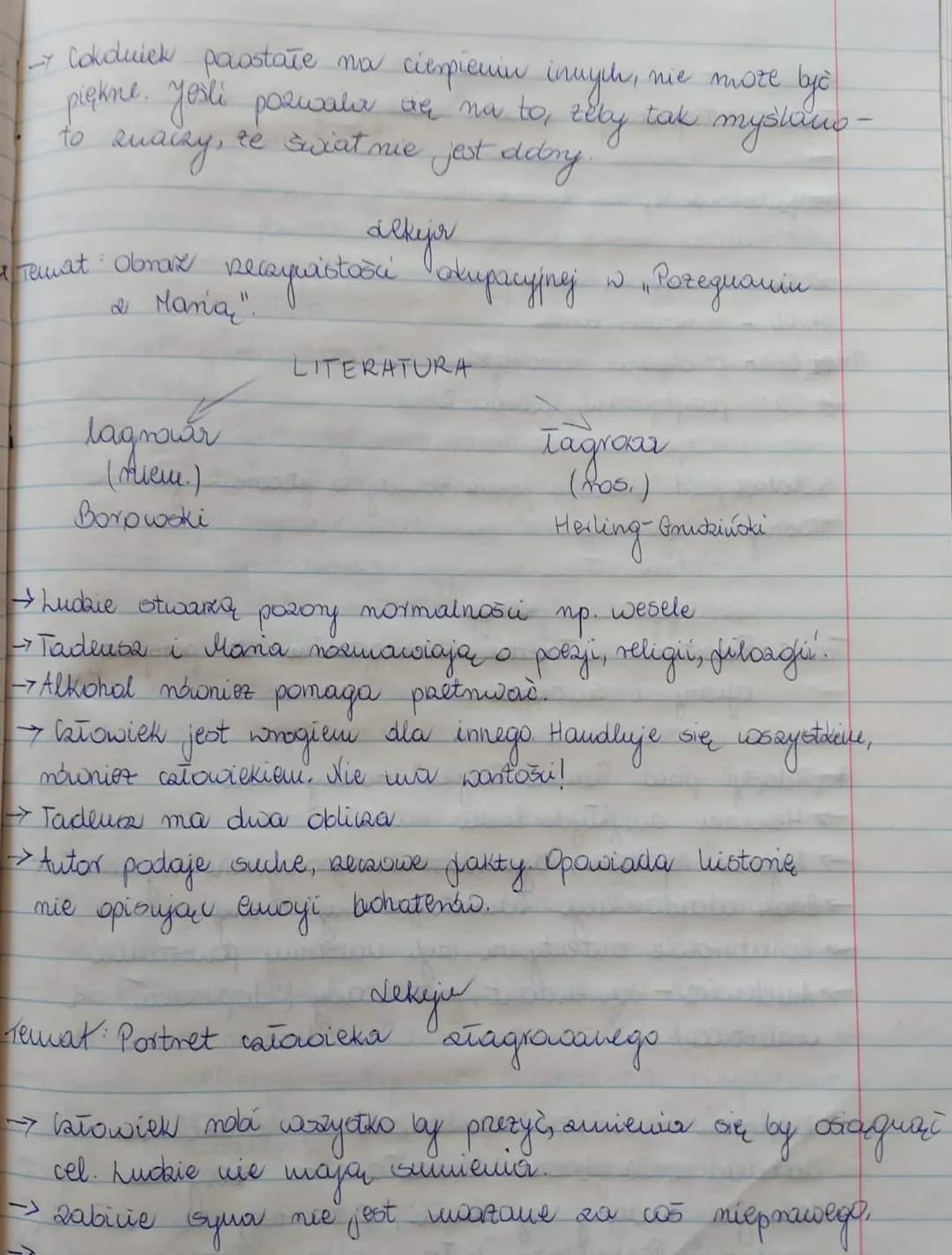 Lekyu
Temat: T. Bonapoki - opowiadaniv
relifikaya = upredmietaucienie
-> Brake sasand moralunyth
---aławick akceptuje waystkie sachavamir
7 