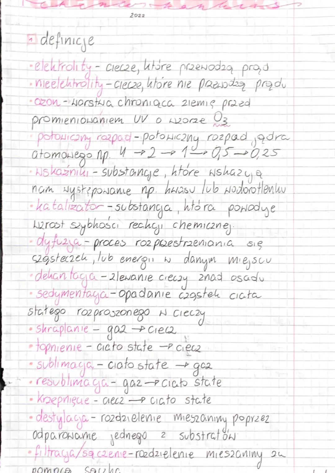 2022

definicje
*   elektrolity - ciecze, które przewodzą prąd
*   nieelektrolity-ciecze, które nie przewodzą prądu
*   azon-warstwa chronią