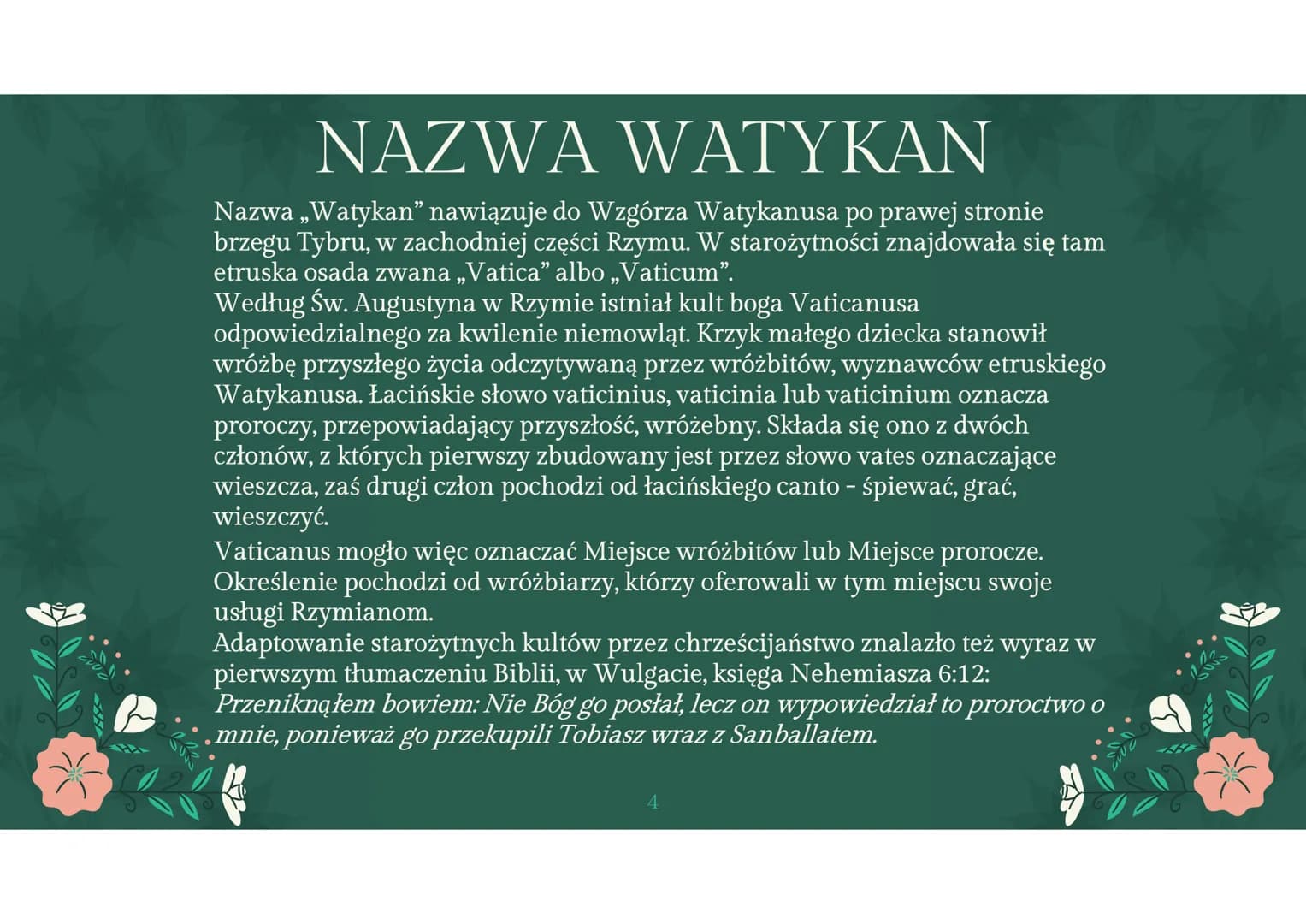WATYKAN
państwo kościelne WATYKAN
liczba ludności (2019): 825 (głównie księża, dostojnicy kościelni, zakonnice i Gwardia
Szwajcarska)
powier