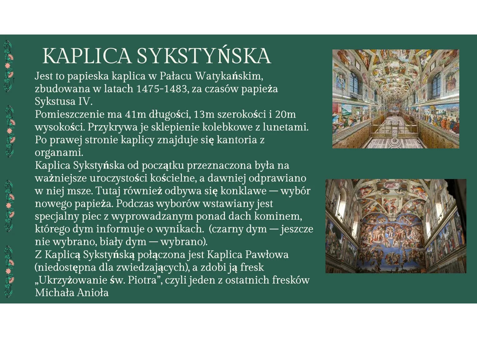 WATYKAN
państwo kościelne WATYKAN
liczba ludności (2019): 825 (głównie księża, dostojnicy kościelni, zakonnice i Gwardia
Szwajcarska)
powier
