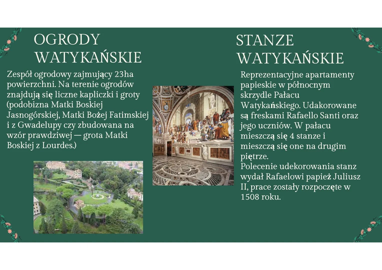 WATYKAN
państwo kościelne WATYKAN
liczba ludności (2019): 825 (głównie księża, dostojnicy kościelni, zakonnice i Gwardia
Szwajcarska)
powier