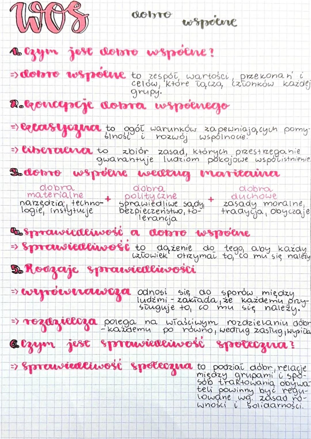 wos
dobro
wspolne
Czym jest dobro wspólne?
=> dobro wspólne to zespół, wartości, przekonan i
celów, które łączą, członków każdej
grupy.
Doko
