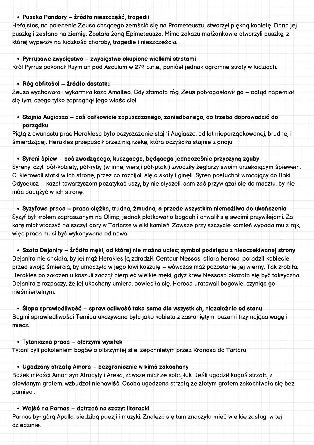 Związki
frazeologiczne
MITOLOGIA GRECKA
.
Argusowe oko - czujne, podejrzliwe oko
Argus miał 100 oczu. Gdy 50 z nich spało, kolejne 50 czuwał