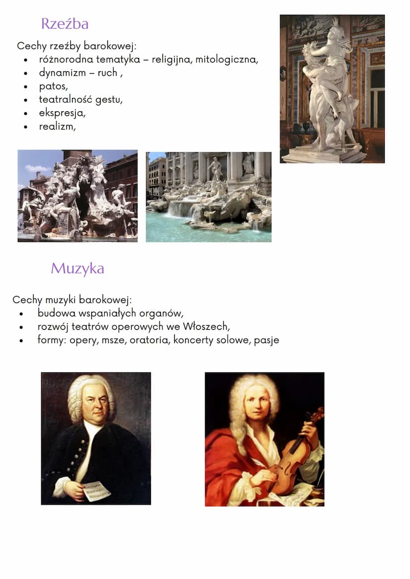 Europa
Czas trwania: koniec XVI w. - do połowy XVIII w.
Nazwa: portugalskie słowo barocco- perła o nieregularnych kształtach oraz
francuskie